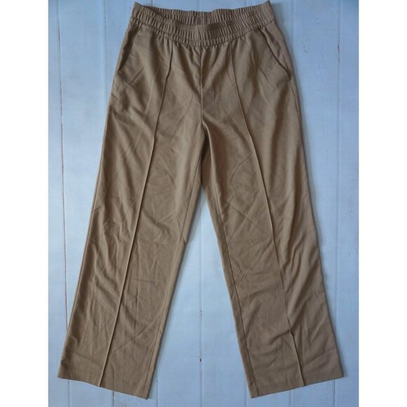 H&M Pants - H&M Women’s Brown Elastic Trouser Pants – Size M